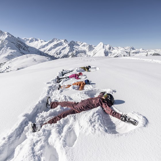 zillertal winter skigebiet familie