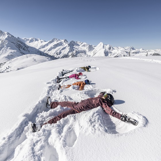 zillertal winter skigebiet familie